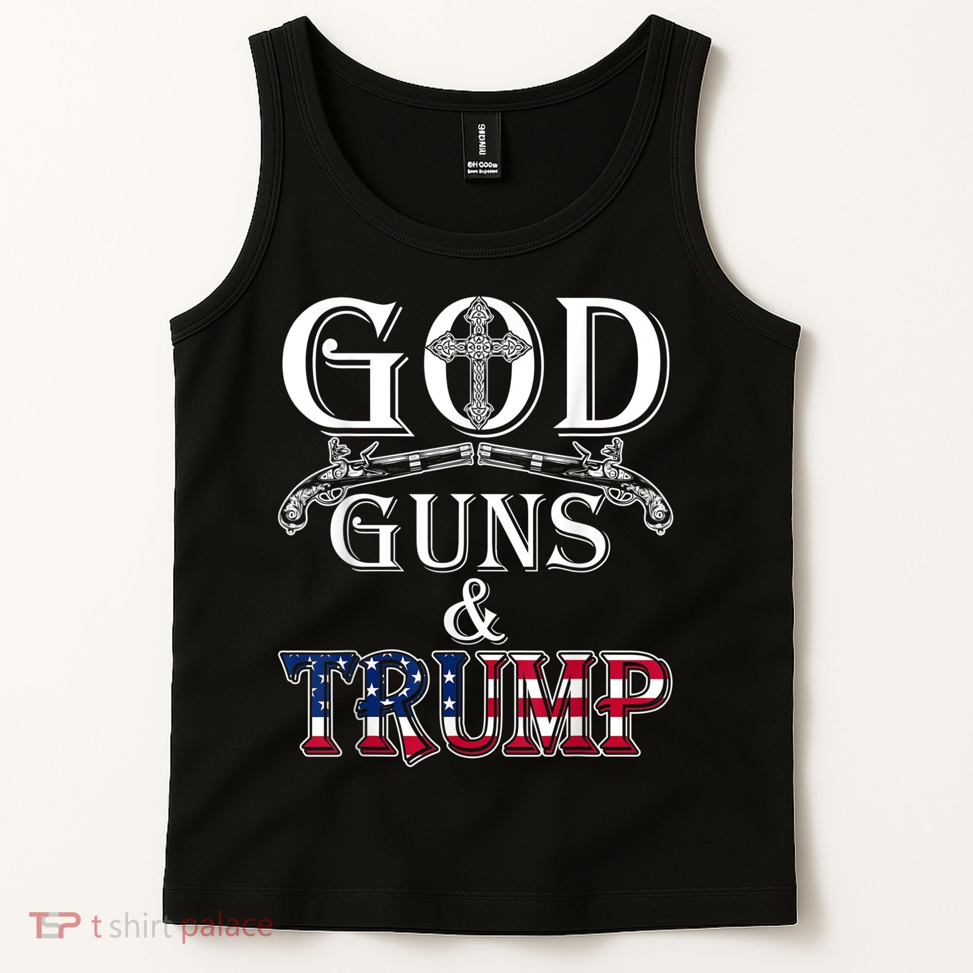 God Guns And Trump Shirt 2nd Amendment Tank Top