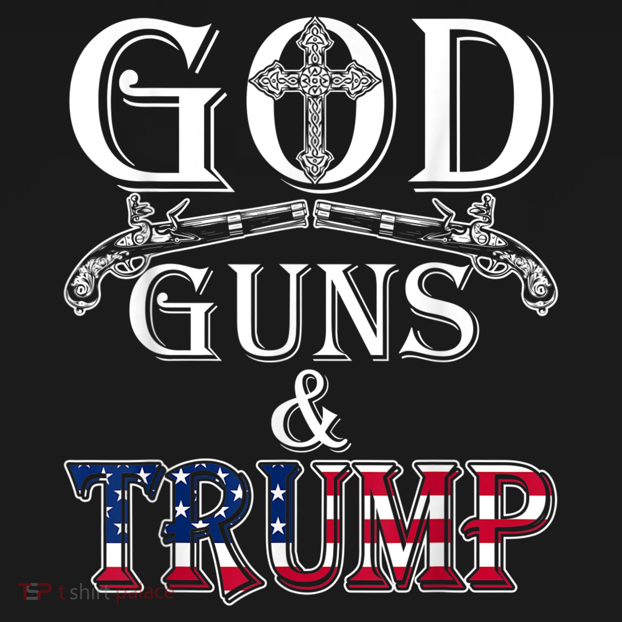 God Guns And Trump Shirt 2nd Amendment Kids Sweatshirt