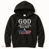 God Guns And Trump Shirt 2nd Amendment Kids Hoodie thumb 0