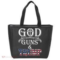 God Guns And Trump Shirt 2nd Amendment Tote Bag thumb 0