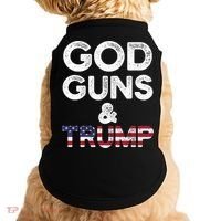 God Guns And Trump Cute Gift 2nd Amendment Pro Gun Meaningful Gift Doggie Tank thumb 0