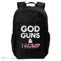 God Guns And Trump Cute Gift 2nd Amendment Pro Gun Meaningful Gift Backpack thumb 0