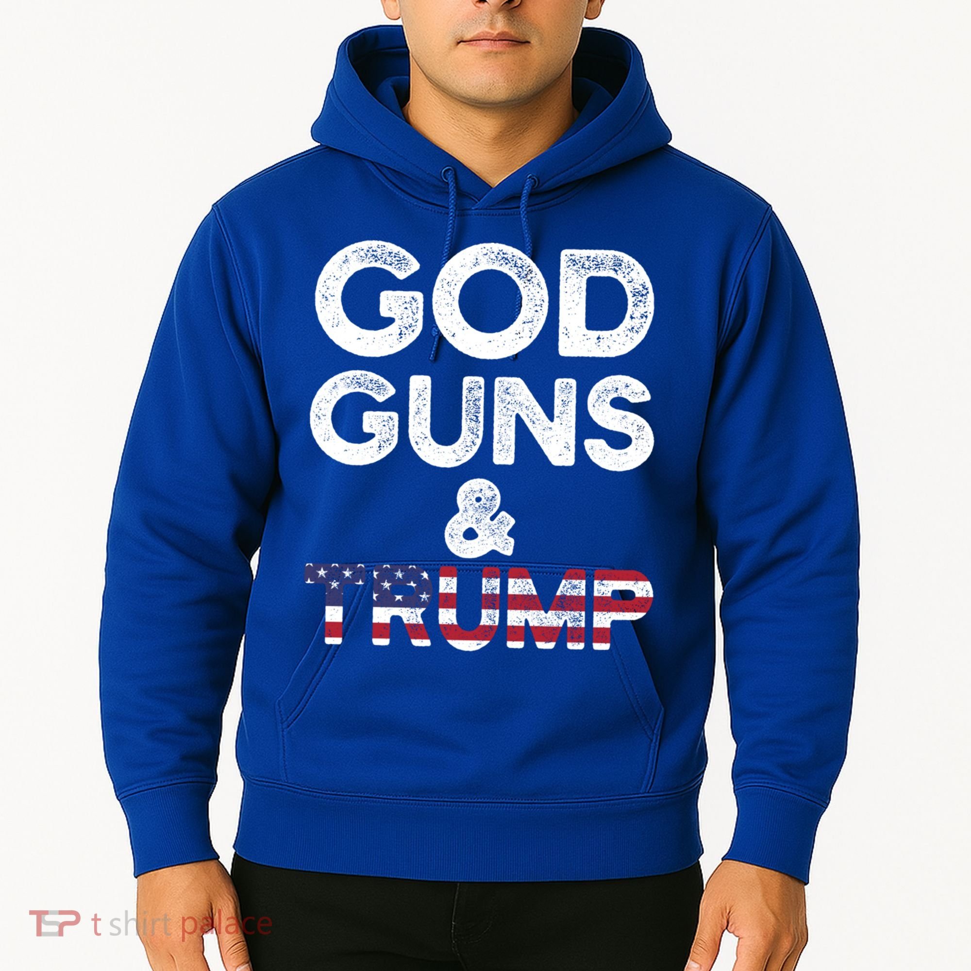 God Guns And Trump Cute Gift 2nd Amendment Pro Gun Meaningful Gift Hoodie