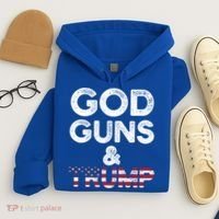 God Guns And Trump Cute Gift 2nd Amendment Pro Gun Meaningful Gift Hoodie thumb 4