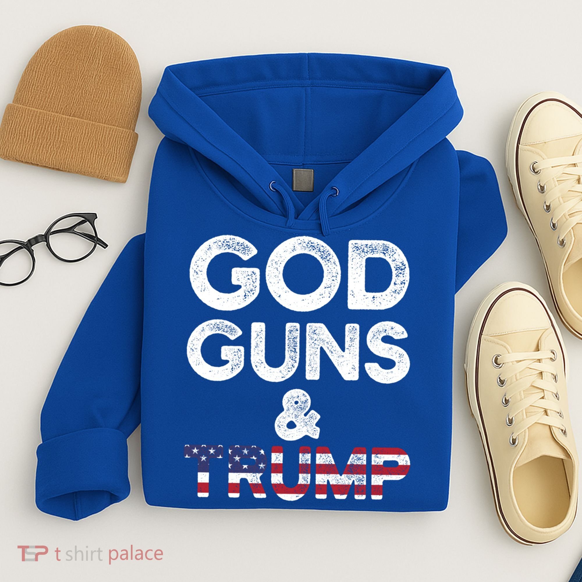 God Guns And Trump Cute Gift 2nd Amendment Pro Gun Meaningful Gift Hoodie