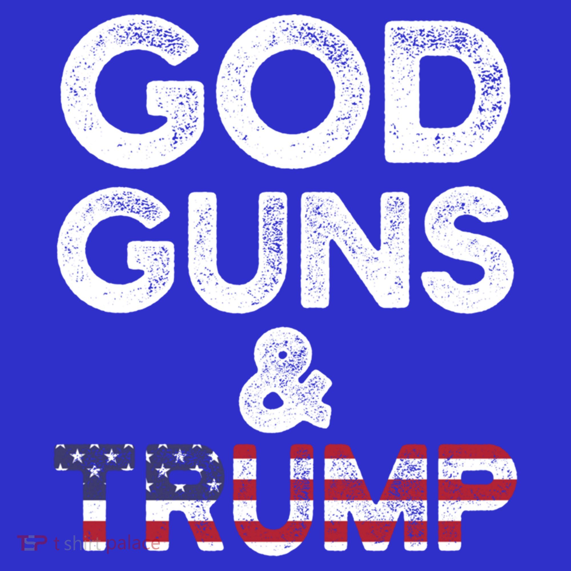 God Guns And Trump Cute Gift 2nd Amendment Pro Gun Meaningful Gift Women's Tank Top