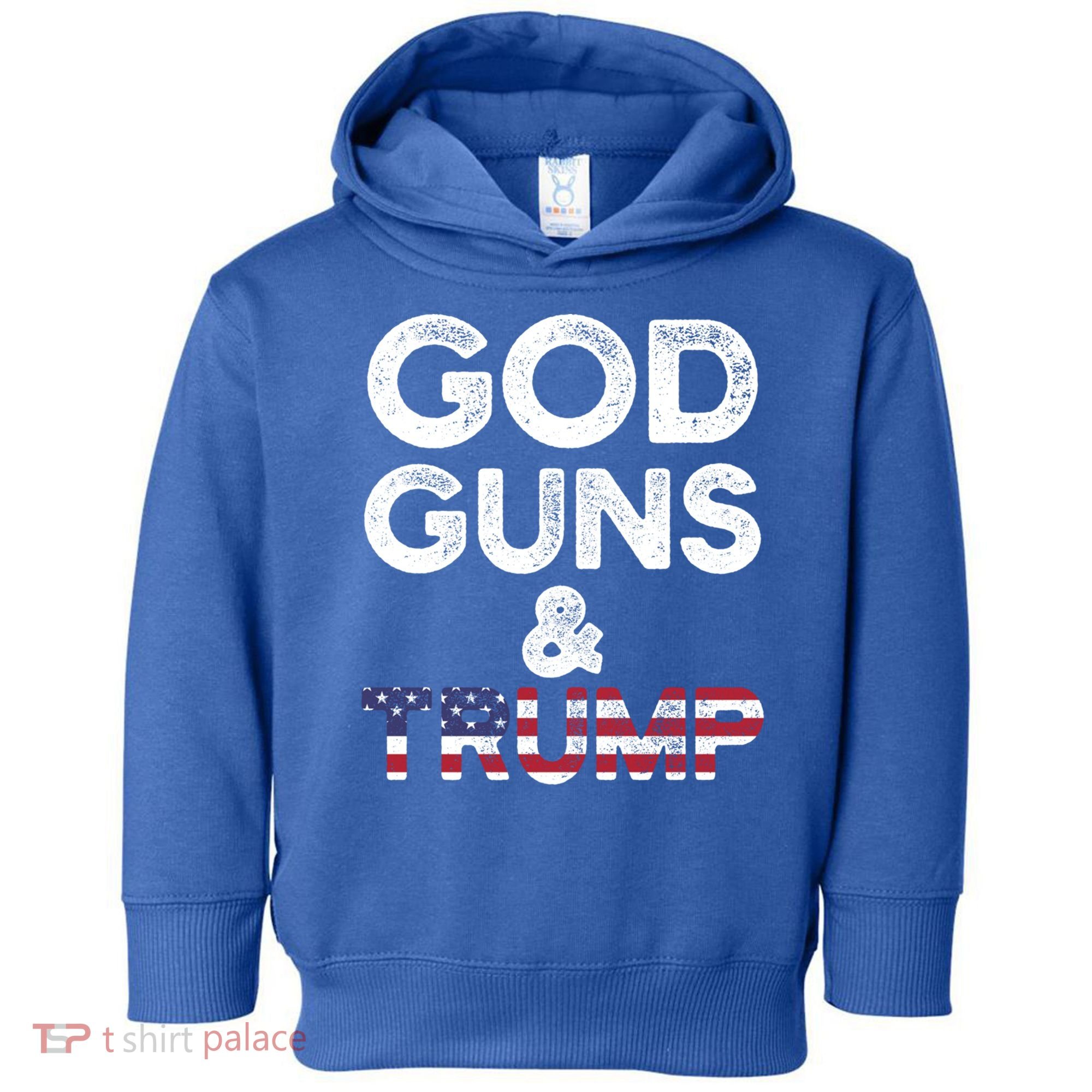 God Guns And Trump Cute Gift 2nd Amendment Pro Gun Meaningful Gift Toddler Hoodie