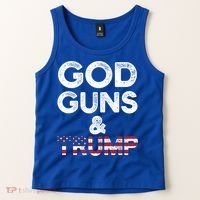 God Guns And Trump Cute Gift 2nd Amendment Pro Gun Meaningful Gift Tank Top thumb 2