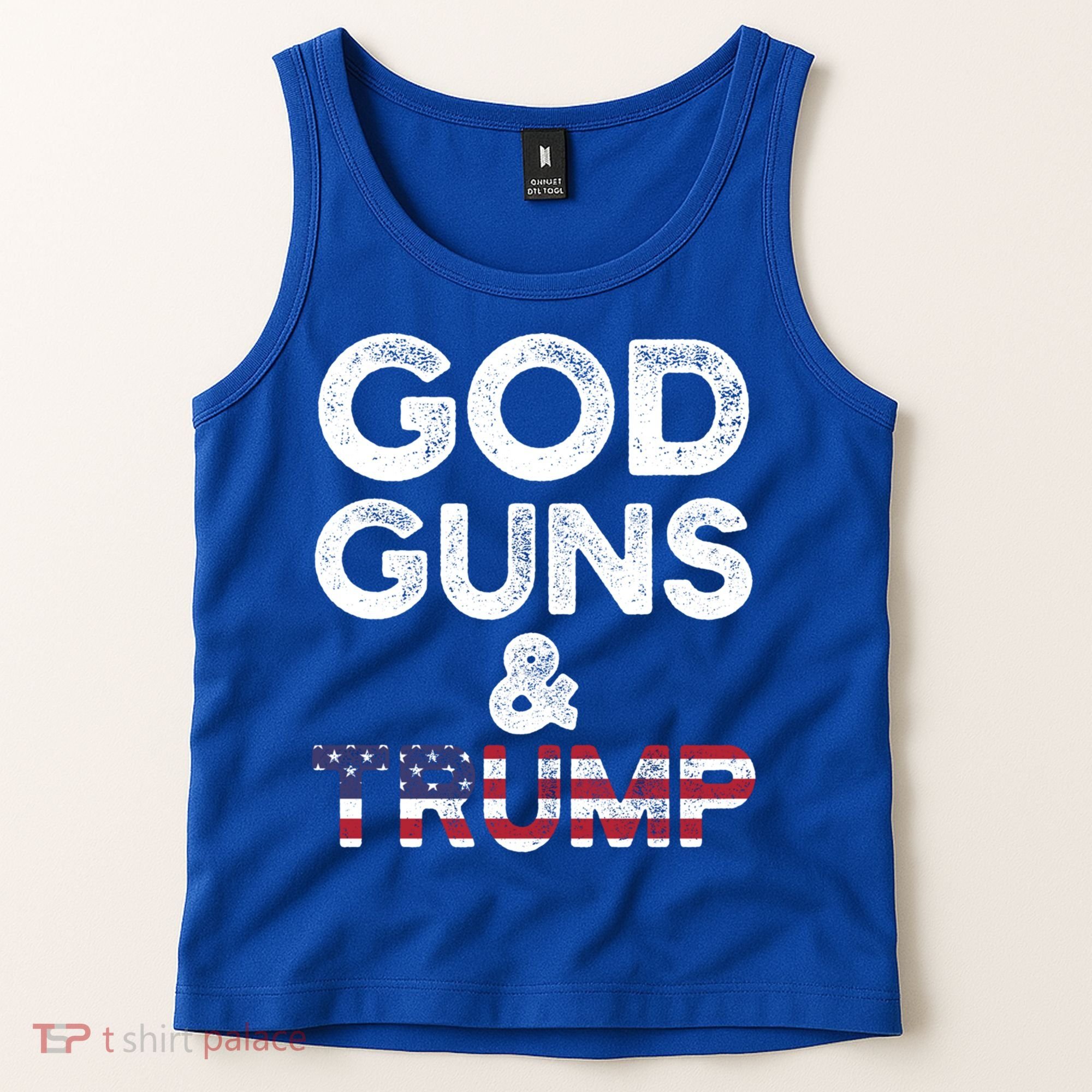 God Guns And Trump Cute Gift 2nd Amendment Pro Gun Meaningful Gift Tank Top