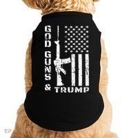 God Guns And Trump 2nd Amendment Flag AR15 Doggie Tank thumb 0