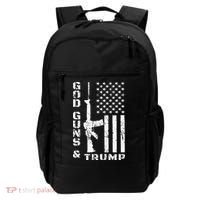 God Guns And Trump 2nd Amendment Flag AR15 Backpack thumb 0