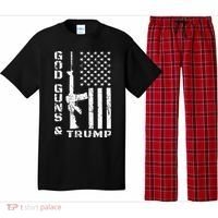 God Guns And Trump 2nd Amendment Flag AR15 Pajama Set thumb 0