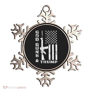 God Guns And Trump 2nd Amendment Flag AR15 Ornament