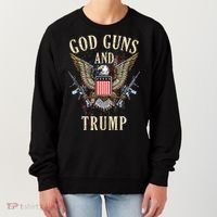 God Guns And Trump 2nd Amendment Flag Ar15 American Flag 2042 Women's Sweatshirt thumb 0