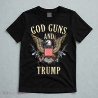 God Guns And Trump 2nd Amendment Flag Ar15 American Flag 2042 T-Shirt thumb 5
