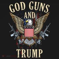 God Guns And Trump 2nd Amendment Flag Ar15 American Flag 2042 Women's Tank Top thumb 5