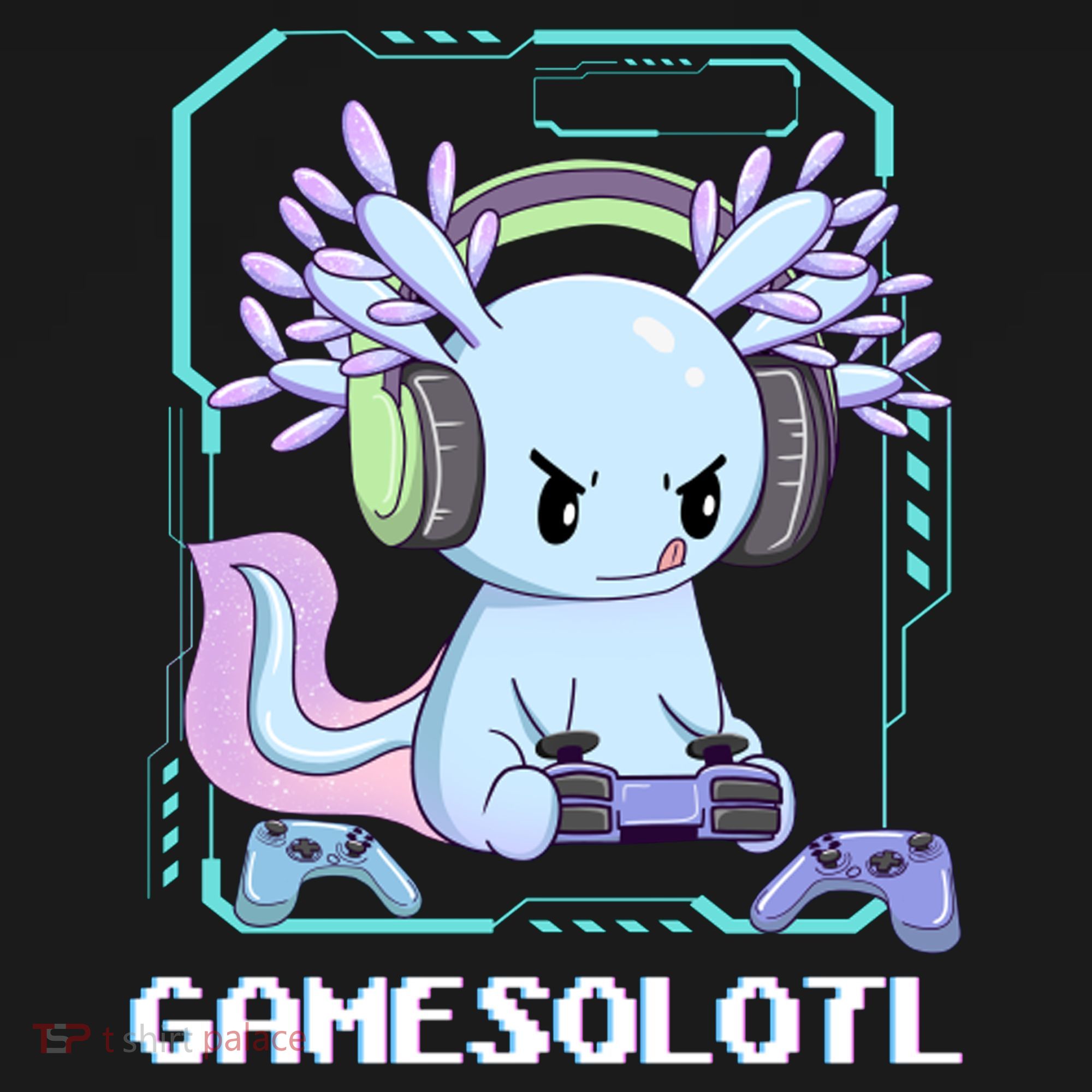 Gamesolotl Gamer Axolotl Funny Cute Backpack