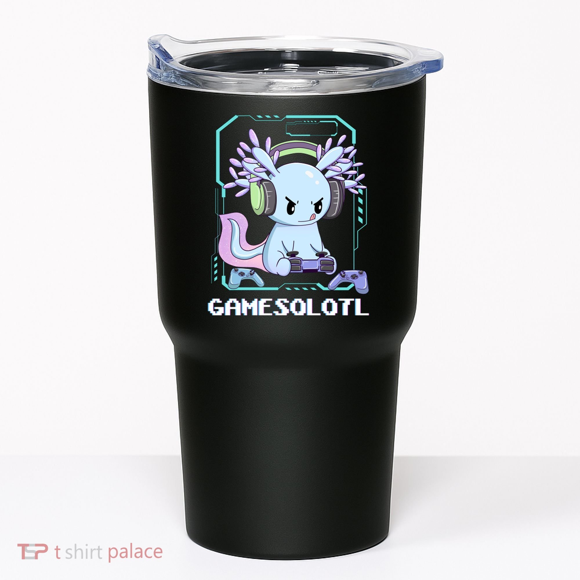 Gamesolotl Gamer Axolotl Funny Cute Tumbler