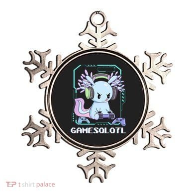 Gamesolotl Gamer Axolotl Funny Cute Ornament