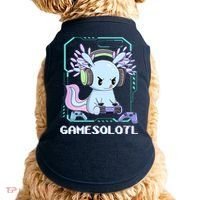 Gamesolotl Gamer Axolotl Funny Cute Doggie Tank thumb 0