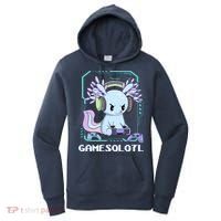Gamesolotl Gamer Axolotl Funny Cute Women's Hoodie thumb 0