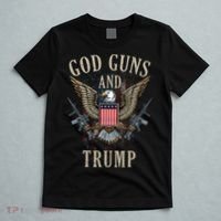 God Guns And Trump 2nd Amendment Flag Ar15 American Flag T-Shirt thumb 5