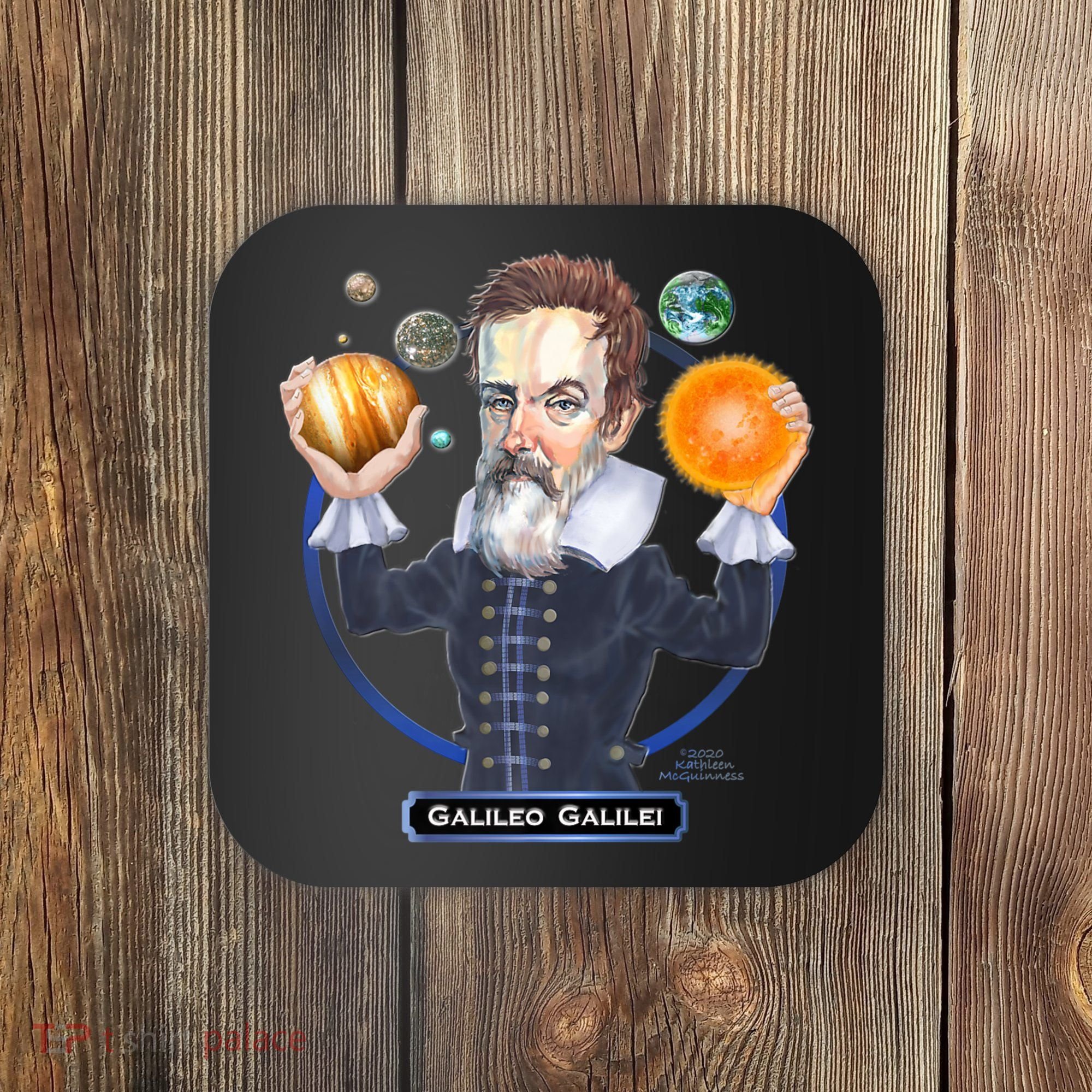Galileo Galilei Astronomer Coaster