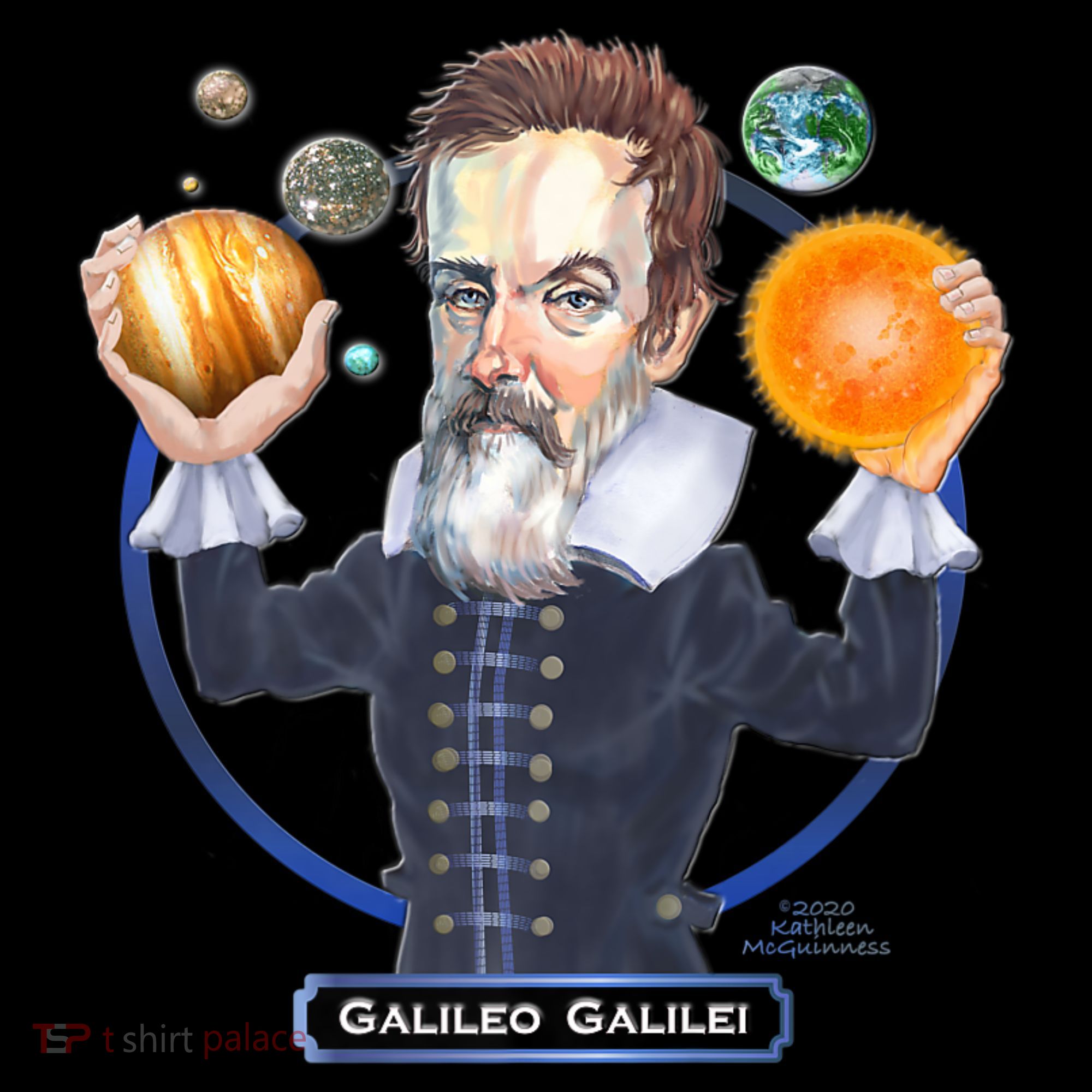 Galileo Galilei Astronomer Coaster