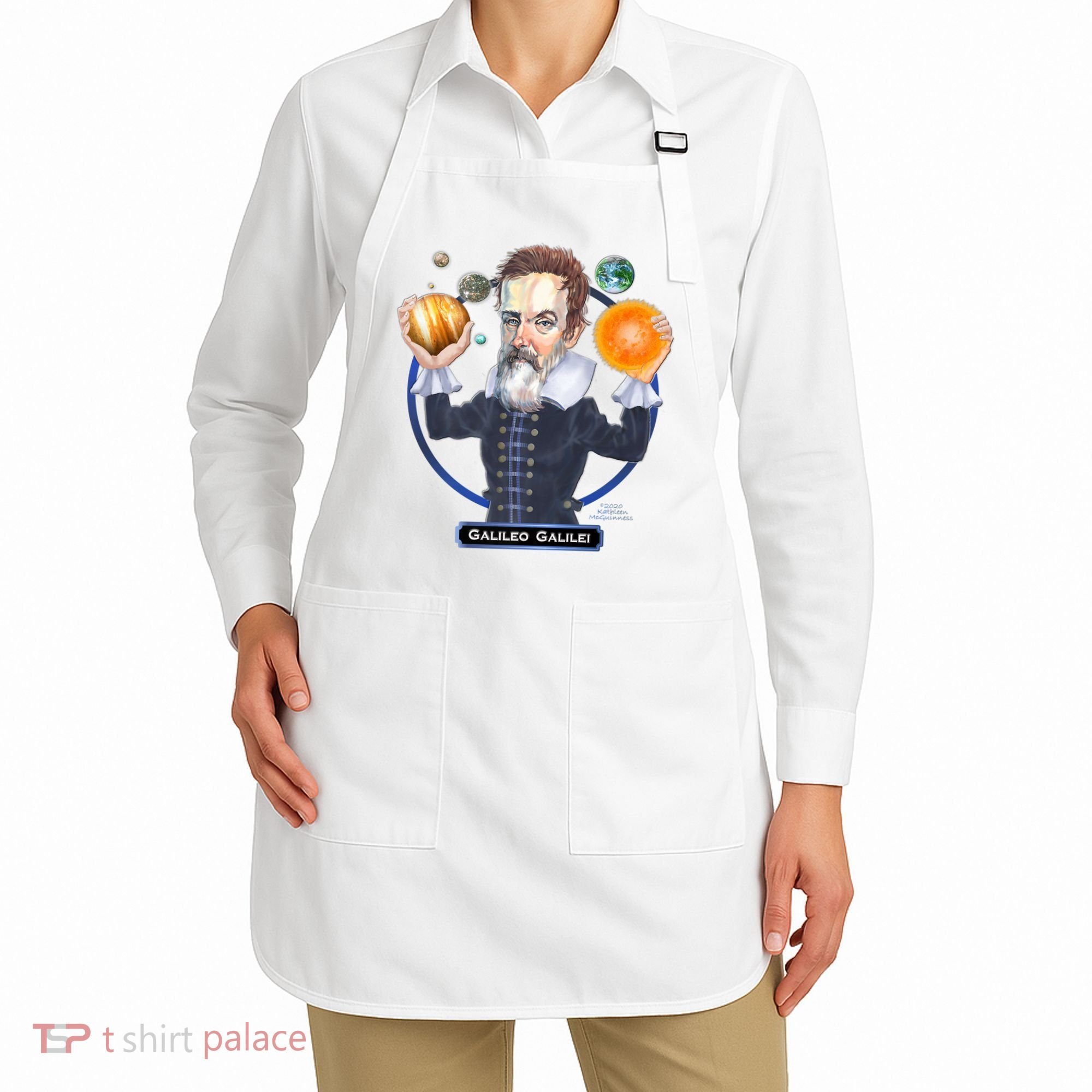 Galileo Galilei Astronomer Apron