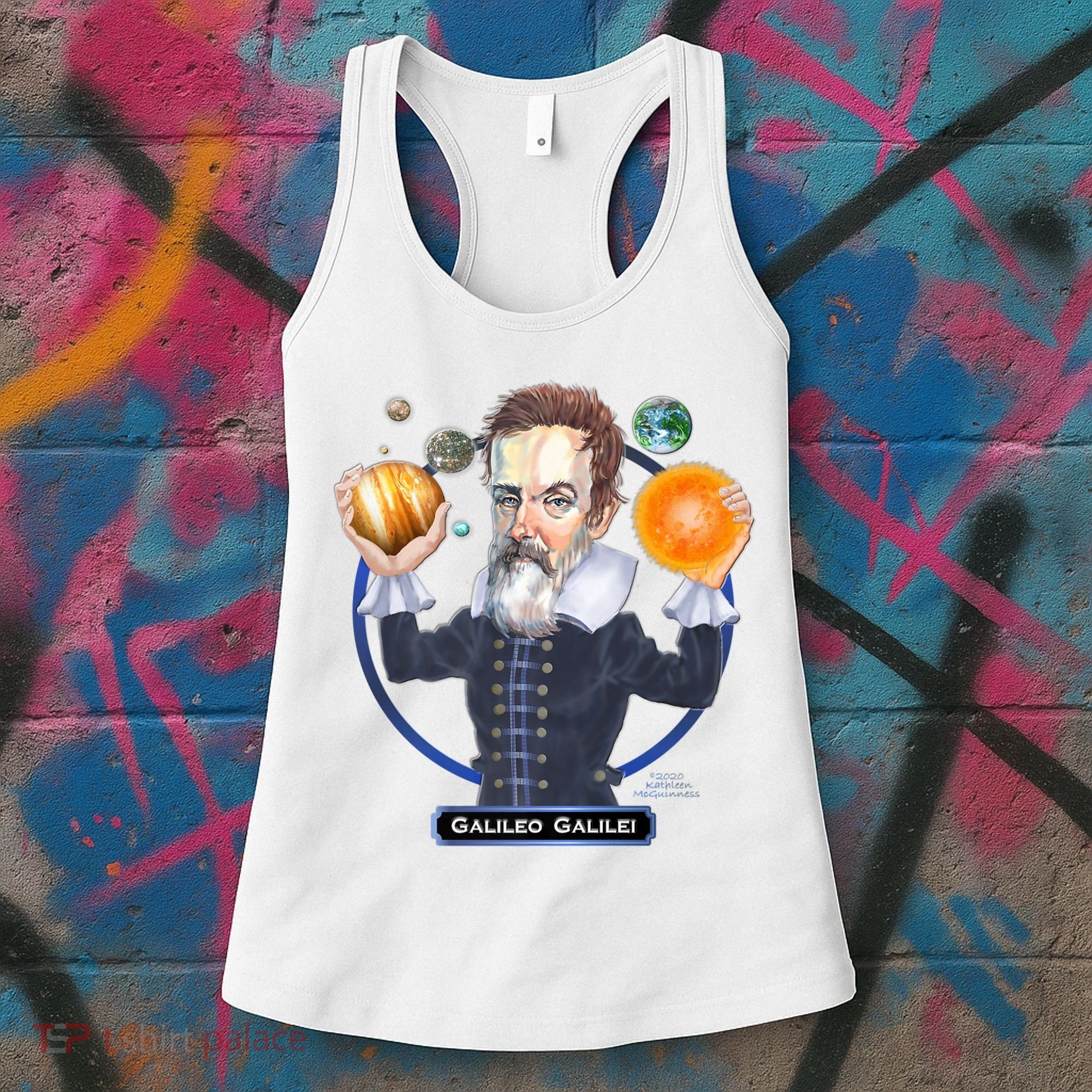 Galileo Galilei Astronomer Women's Tank Top