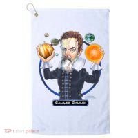 Galileo Galilei Astronomer Golf Towel thumb 0