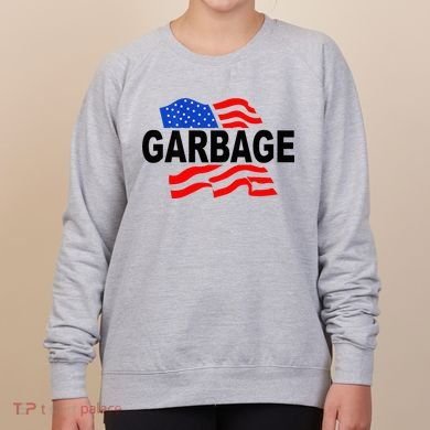 Garbage Garbage America Flag Women's Sweatshirt