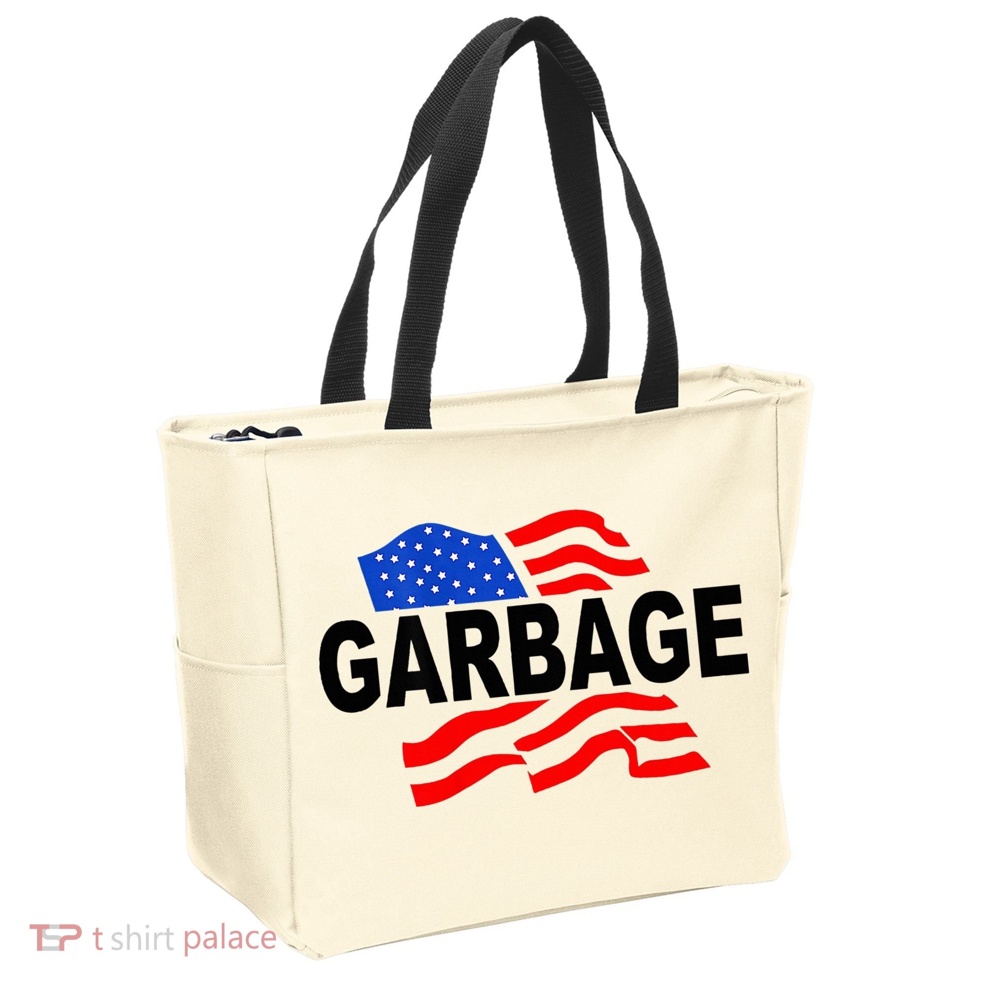 Garbage Garbage America Flag Tote Bag