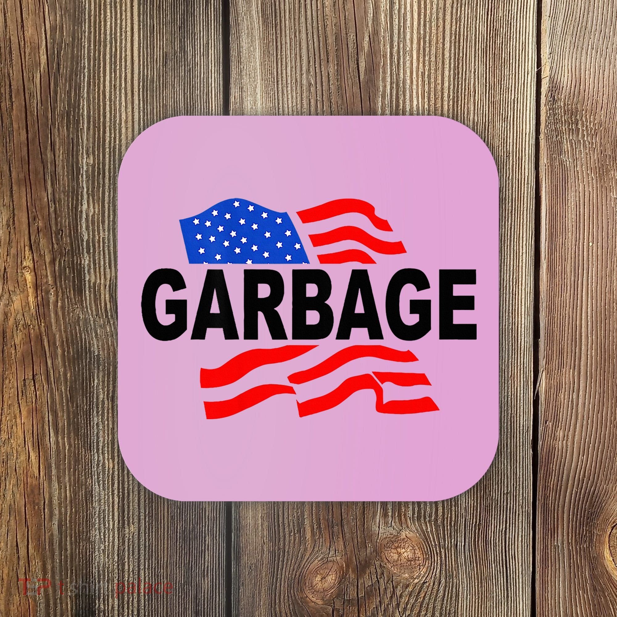 Garbage Garbage America Flag Coaster
