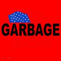 Garbage Garbage America Flag Santa Hat thumb 1