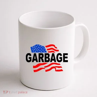 Garbage Garbage America Flag Coffee Mug back