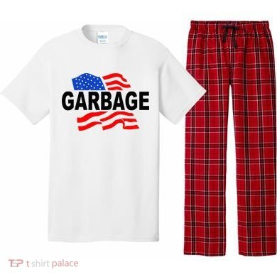 Garbage Garbage America Flag Pajama Set