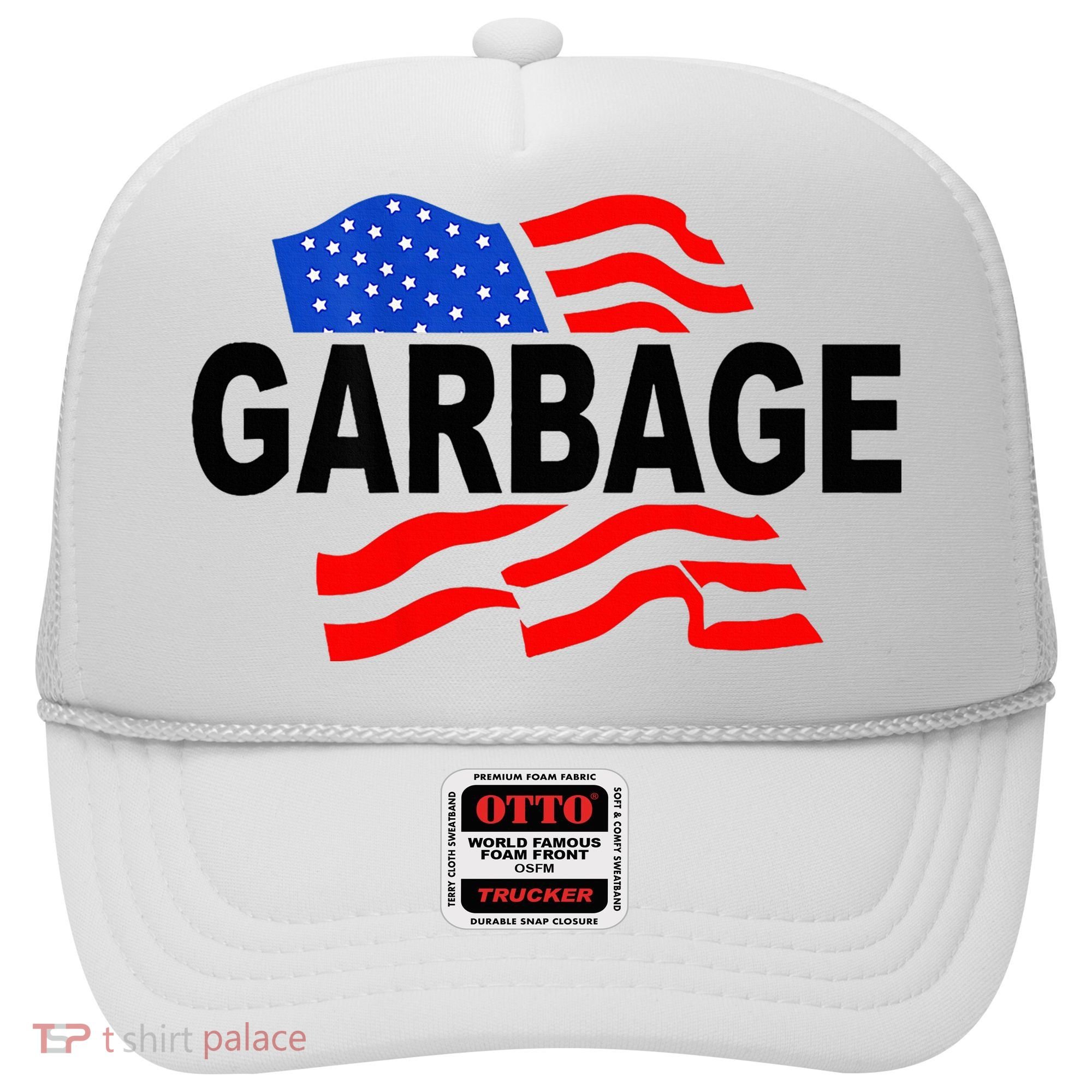 Garbage Garbage America Flag Hat