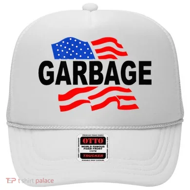 Garbage Garbage America Flag Hat