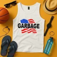 Garbage Garbage America Flag Tank Top thumb 4