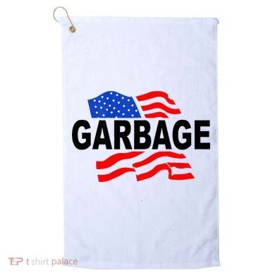 Garbage Garbage America Flag Golf Towel