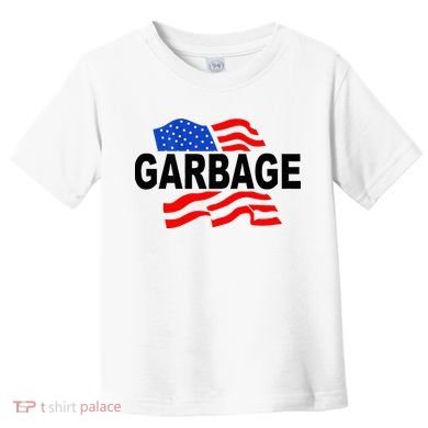 Garbage Garbage America Flag Toddler T-Shirt