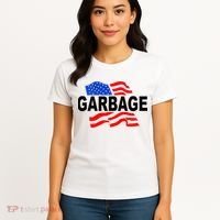 Garbage Garbage America Flag Women's T-Shirt thumb 4