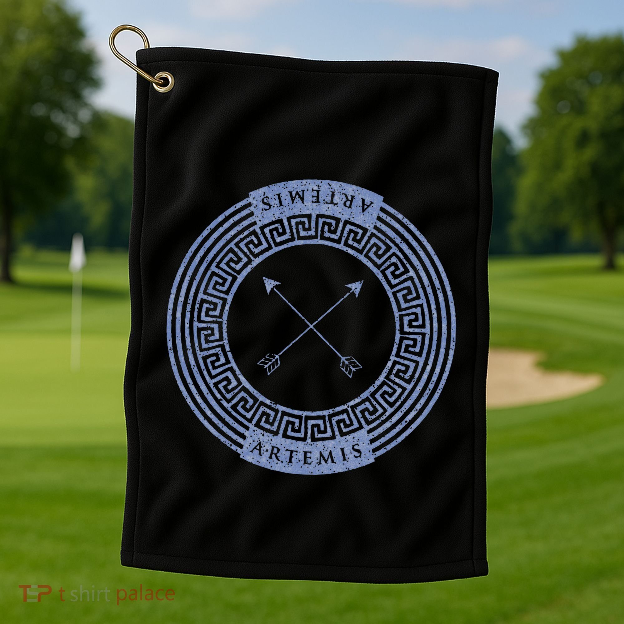 Greek Goddess Artemis Arrows God Hunt Mythology Golf Towel