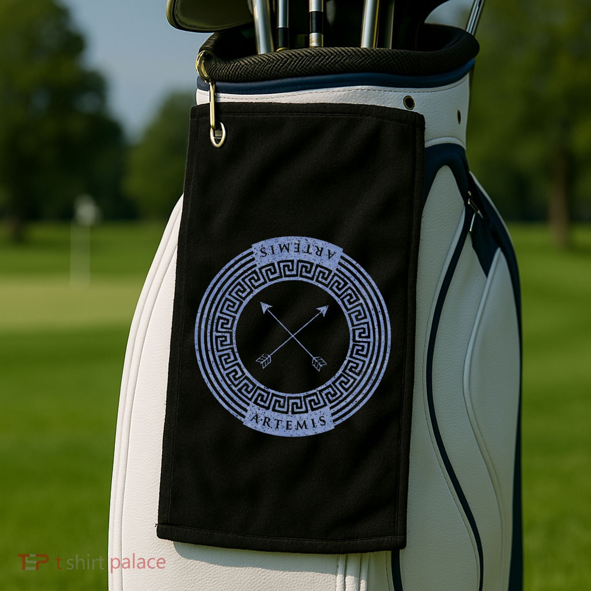 Greek Goddess Artemis Arrows God Hunt Mythology Golf Towel