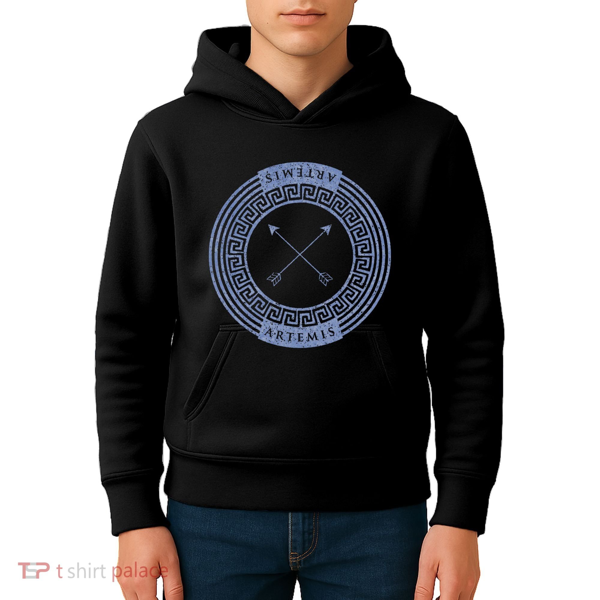 Greek Goddess Artemis Arrows God Hunt Mythology Kids Hoodie