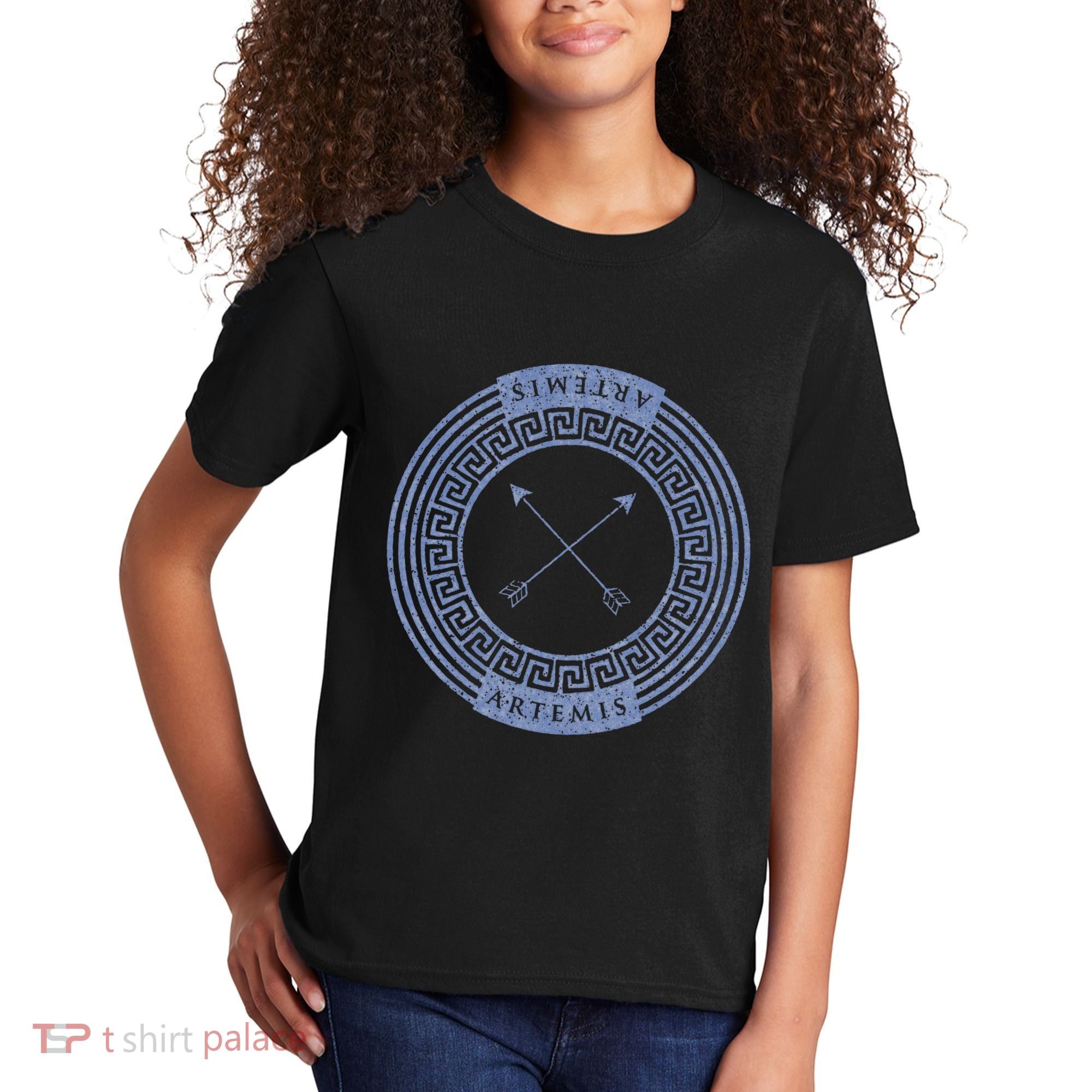 Greek Goddess Artemis Arrows God Hunt Mythology Kids T-Shirt