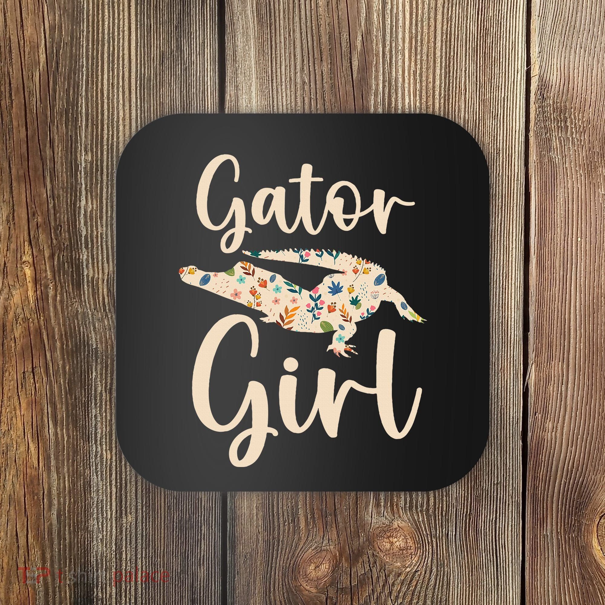 Gator Girl Alligator Lover Zookeeper Crocodile Coaster