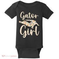 Gator Girl Alligator Lover Zookeeper Crocodile Baby Bodysuit thumb 0