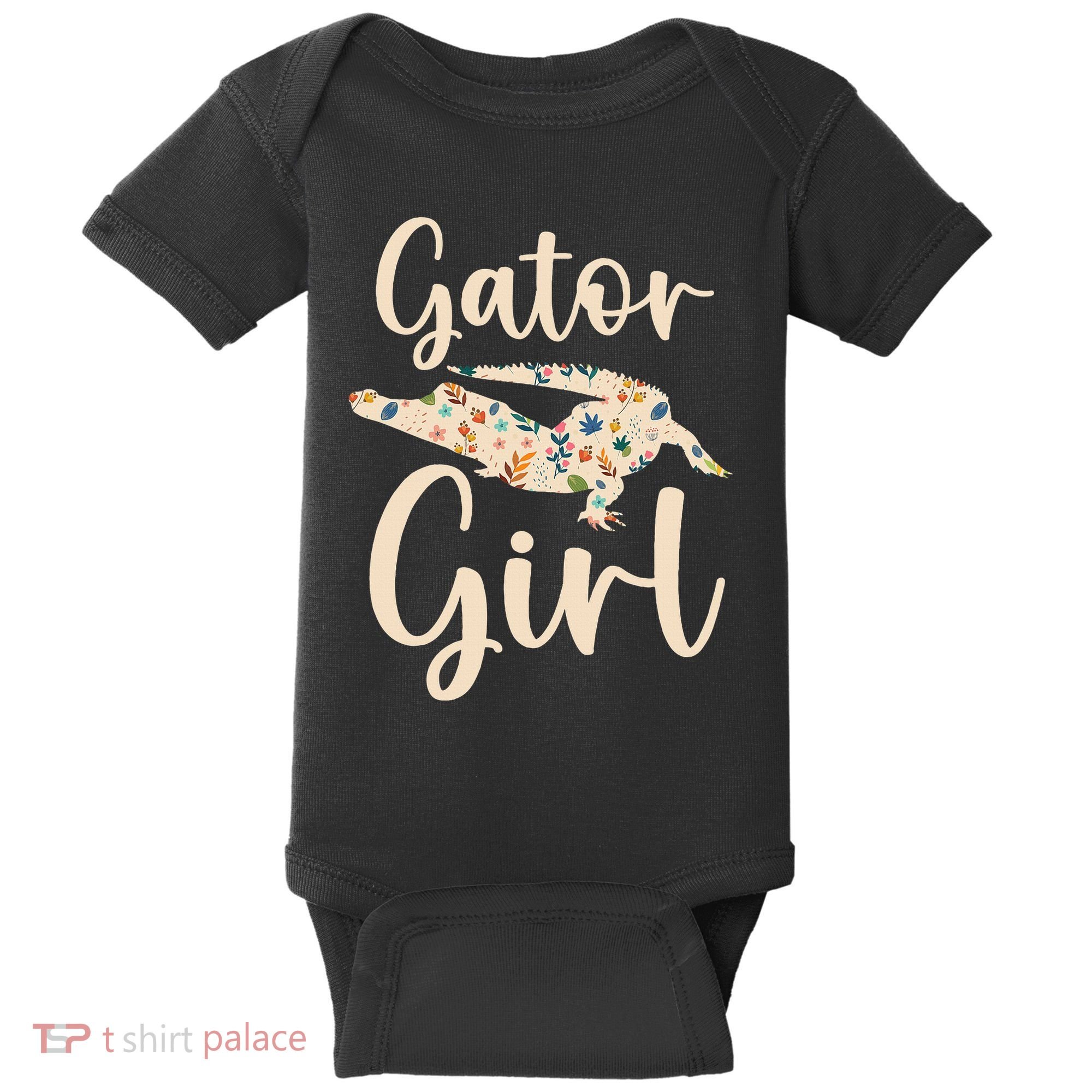 Gator Girl Alligator Lover Zookeeper Crocodile Baby Bodysuit